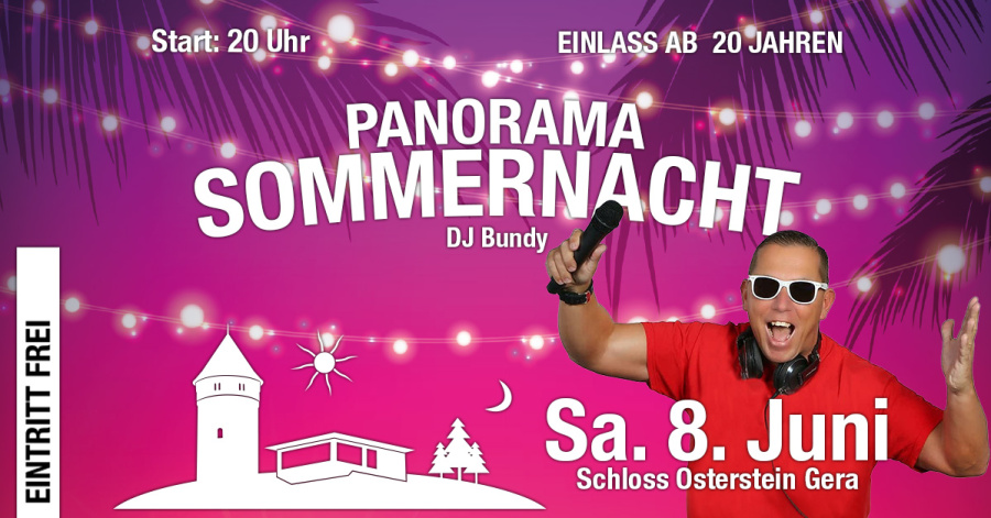 PANORAMA SOMMERNACHT | SA. 8.6.